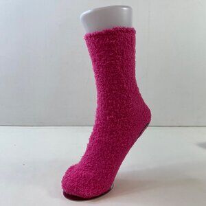 Womens Fuzzy Im Not 60 Im 18 With 42 Years Of Experience Crew Socks Pink